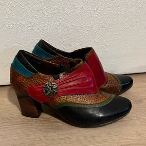 Colorful Leather Heels